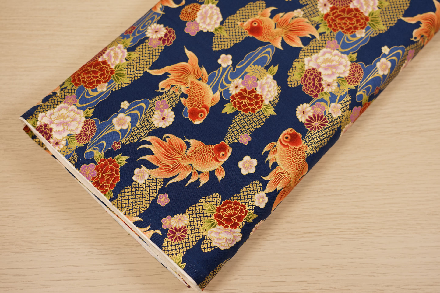 Regina dei Pesci Rossi - Botan to Kingyo - Blu Navy