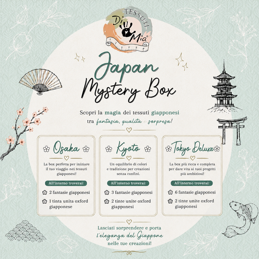 Japan Mystery Box – Selezione Fat Quarter Giapponesi Assortiti