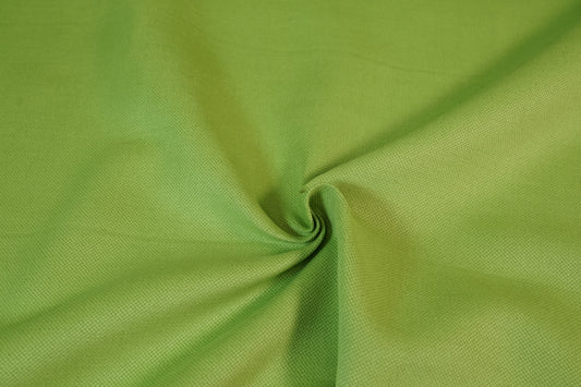 Canvas Lino Cotone Tinta Unita — Verde
