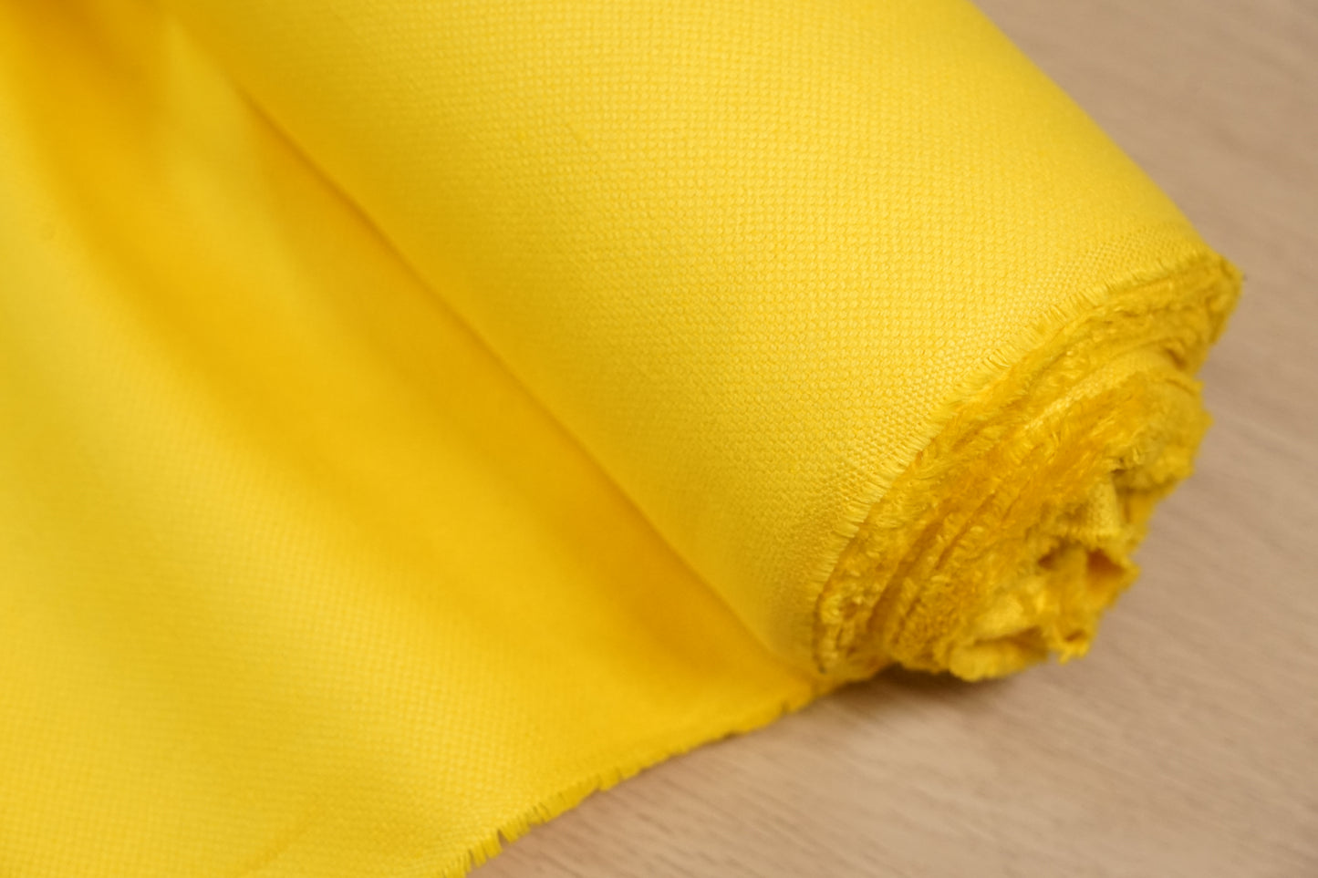 Canvas Lino Cotone Tinta Unita — Giallo