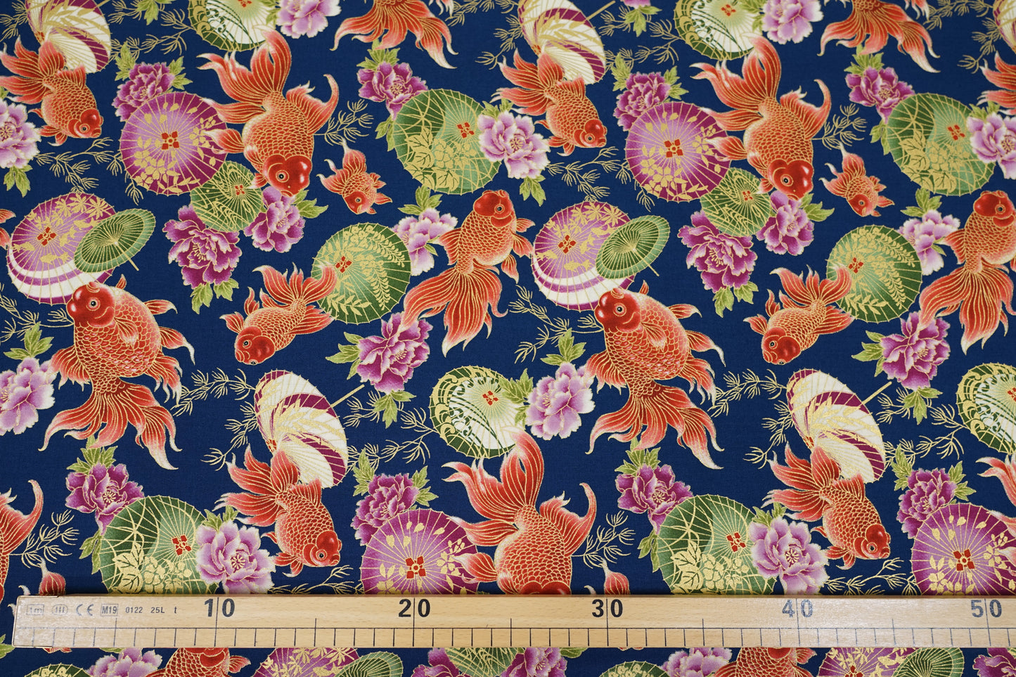Ombrelli e Pesci Rossi - Wagasa to Kingyo - Blu Navy