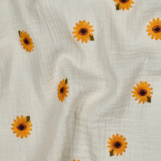 Sunflower Ricamato