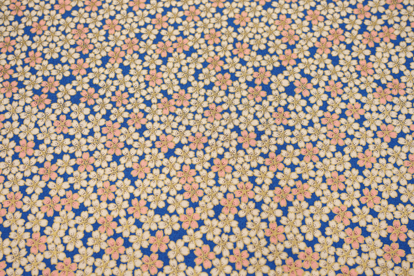 Small Sakura - Fiorellini di Ciliegio - Blu Royal
