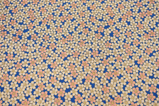 Small Sakura - Fiorellini di Ciliegio - Blu Royal