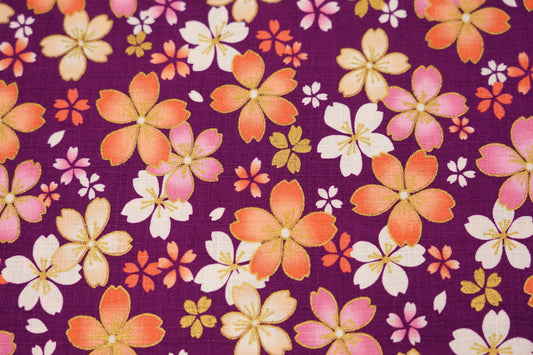 Big Sakura - Fiori di ciliegio - Viola
