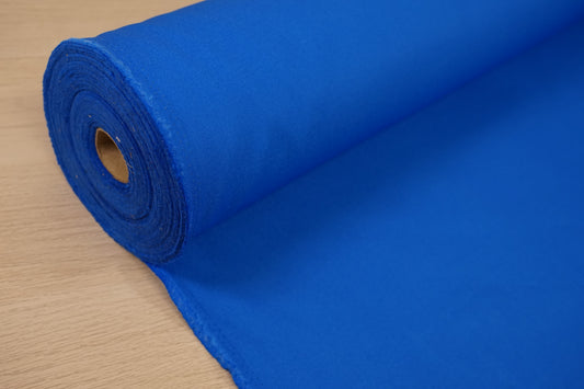 Canvas Cotone Tinta Unita Giapponese — Blu Royal