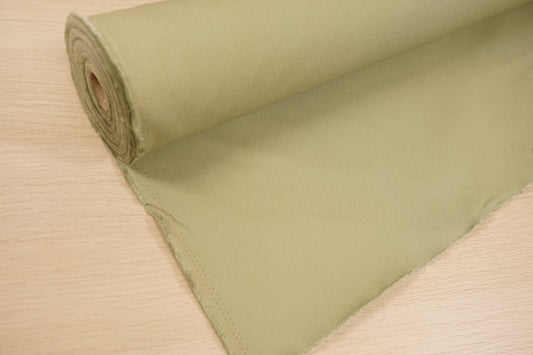 Canvas Cotone Tinta Unita Giapponese — Kaki