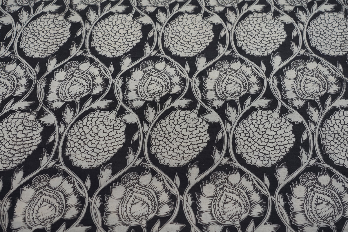 Indian Floral - Nero
