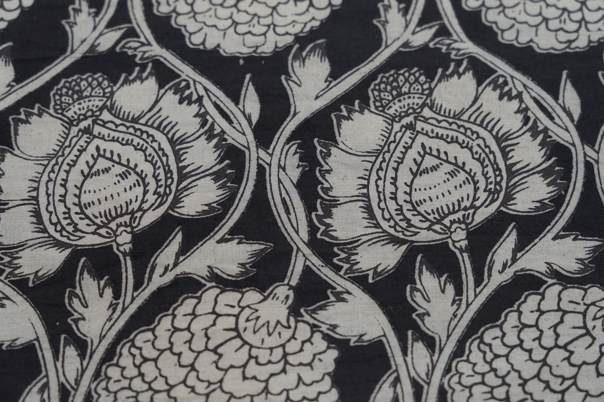 Indian Floral - Nero