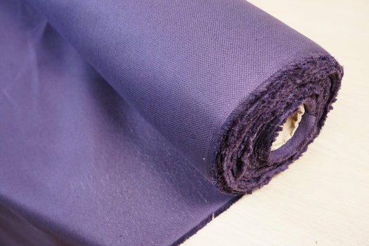 Canvas Lino Cotone Tinta Unita — Viola
