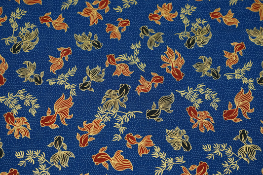 Equilibrio dei Pesci Rossi - Demekin to Oranda - Blu Navy