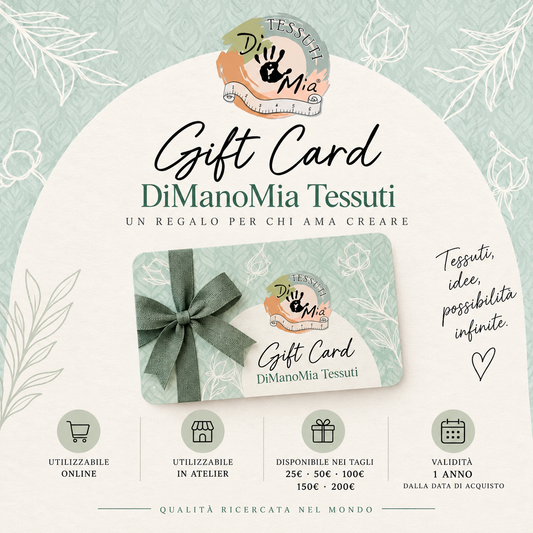 Gift Card DiManoMia Tessuti