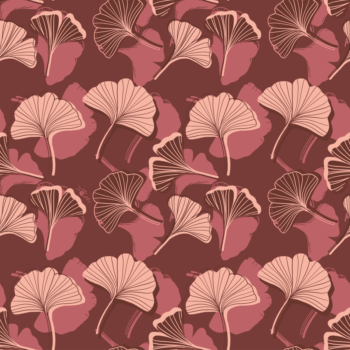 DiManoMia Originals - Ginkgo - Bordeaux